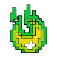 8bit Green Flame