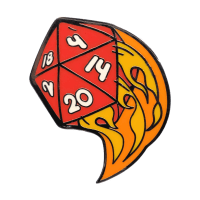Flaming D20 Dice