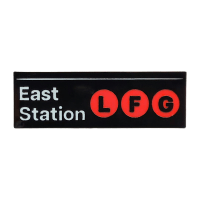 East 2025 Station Sign